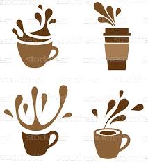 Coffee Cup With Splash Vector Illustration C Kraska 940924 Coffee Cups Coffee Logo Coffee History