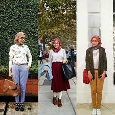 Maybe you would like to learn more about one of these? Inspirasi Gaya Hijab Vintage Fashion Model Pakaian Zaman Dulu Vintage Outfits Gaya Hijab