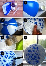 Diy Wie Du Eine Faden Lampe Perfekt Rund Hinbekommst Lampen
