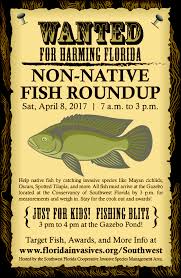 2017 Non Native Fish Roundup Florida Invasive Species