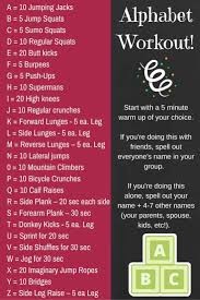 This is the original alphabet abc song by have fun teaching. Alphabet Workout No Equipment Needed Snacking In Sneakers