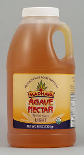 Madhava Organic Golden Light Blue Agave 46 Oz Organic Agave Nectar Agave Nectar Milk Substitute For Cooking