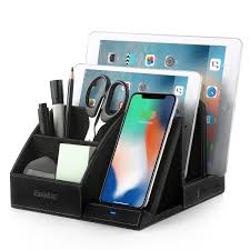 Easyacc Wireless Charger Desk Stand Organizer Wireless Charger Usb Charging Phone Charging Stations