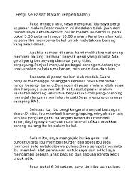 Check spelling or type a new query. Pergi Ke Pasar Malam Karangan