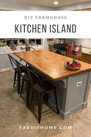 Build A Farmhouse Kitchen Island Diy Building A Kitchen Kitchen Island Design Diy Kitchen Island
