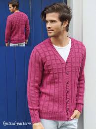 A selection of covers and complete patterns are made available from the knitting reference library, which is part of the university of southampton library. Mens Jacket Pattern Free