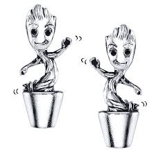How do you draw a cute baby? Gotg Sterling Dancing Groot Earrings