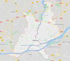Plan nantes carte de nantes 44000 et infos pratiques. Carte De Nantes En Loire Atlantique Cartes Et Plan De Nantes