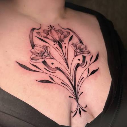 Custom ornamental chest piece from today! Love creating pieces in this style! .. #orlandotattooartist #orlandotattoos #floridatattoos #ornamentaltattoo #floridatattooartist