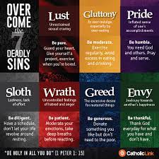 Great symbols on the seven sins and virtues! Pin On Prayers