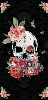 Bonesshelove Skull Wallpaper Skull Art Skull Artwork
