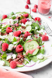 Salade Met Frambozen En Feta De Sandwichformule Nl