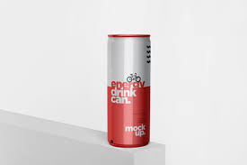 Energy Drink Can Mock Up In 2020 Energy Drink Can Drinks Energy
