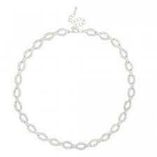 Jon Richard Made With Swarovski Elements Pave Crystal Multi Ring Round Necklace Made With Swarovski Elements Round Necklace Bridal Necklace Swarovski Elements