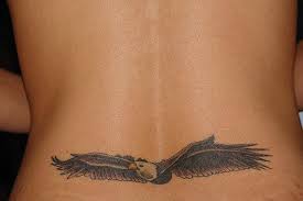 Flying Bald Eagle Bird Tattoo On Lower Back Tattoos So Eagle Tattoo Bald Eagle Tattoos Eagle Tattoo Designs