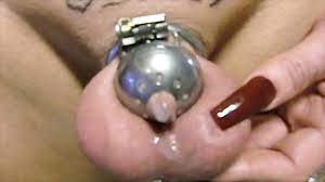 My tiny clit in small cage leaking cum | xHamster