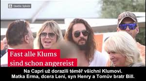 Le 3 août 2019, le couple officialise son union sur l'île de capri, en italie 36. Rtl Vip Tom Kaulitz A Heidi Klum Se Pripravuji Na Svatbu Na Capri Cz Youtube