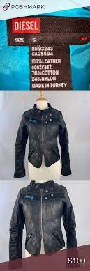 Diesel Black Leather Jacket Women S Leather Jackets Women Womens Black Leather Jacket Jackets For Women