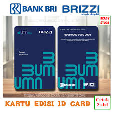 Status pegawai bumn adalah sebagai. Kartu E Money E Toll Id Card New Bri Brizzi Kartu Pegawai Bumn Pengenal Identitas 2 Sisi Shopee Indonesia