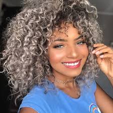 Wholesale virgin human hair afro kinky curly full lace front wigs manufacturer for african americans. Vigorous Wholesale Mongolian Kinky Curly Hair Wig Synthetic Black Mixed Silver Color Afro Wigs For African Women Buy Monglian Kinky Curly Hair Afro Kinky Curly Afro Kinky Curly Wig Product On Alibaba Com
