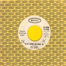 Tie My Hunting Dog Down, Ed (RARE follow-up to #1 Hit -Tie Me Kangaruh  Down, Sport-)/Five Young Apprentices (DJ advance pressing with Epic company  sleeve)