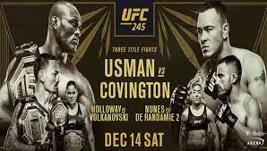 He landed more shots as well as the. Ufc 245 Usman Vs Covington Preview Fight Card India Time And Where To Watch Mykhel