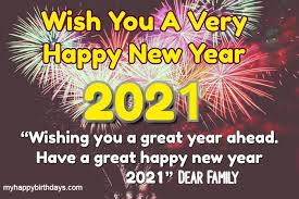 May the new year bless you with health, wealth, and happiness. 100 Happy New Year Wishes For Friends And Family Images 2021