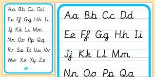 Proper Alphabet Letters Capital And Small Abc Chart