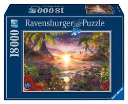 68 1 puzzles are a fun way to pass the time. Ravensburger Paradise Sunset 18 000 Piece Jigsaw Puzzle For Adults Softclick Technology Means Pieces Fit Together Perfectly Pricepulse