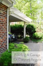 Building A Garage Or Carport Pergola Young House Love Outdoor Pergola Pergola Garage Pergola