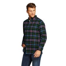 Lands End Mens Traditional Fit Flagship Flannel Shirt