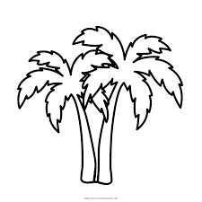 The palm tree, which has a thick trunk, large leaves, and can measure 20 to 30 m. Palm Tree Coloring Page Ultra Coloring Pages