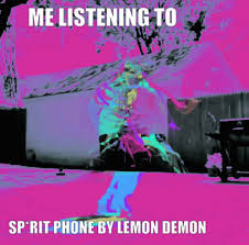 Needlejuice records is proud to announce the october release of spirit phone by neil cicierega's lemon demon. Lemon Demon Spirit Phone Gif Lemondemon Spiritphone Listening Discover Share Gifs In 2021 Demon I Have No Friends Music Memes