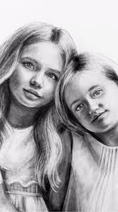 FRANCES MIMS & CATHERINE LOUISE 16 x 20 inches oil