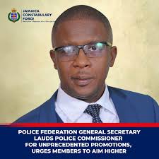 General Secretary of the Jamaica Police Federation, Sergeant Lloyd Duncan,  has commended Police Commissioner Dr Kevin Blake and the High Command for  their transformative approach to promotions within the Jamaica Constabulary  Force (