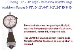 0 to 90 degree angle mechanical chamfer gage 0 3 8 0 1 2 0 1 1 2 2 3 inch ranges id 3413