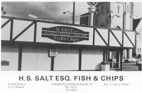Who Remembers H Salt Fish N Chips? It Was My Family'S Go To Dinner On  Sundays. They Used Newspaper To Wrap The Orders. : R/Nostalgia