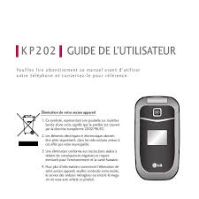 Notice LG KP202 - téléphone portable ...