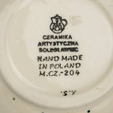 Polish Art Center - Polish Pottery Stoneware Scoop 13.5oz