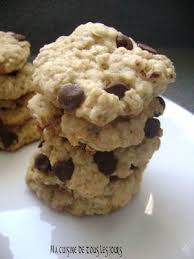 Biscuits Flocons D Avoine Et Pepites De Chocolat Recette Biscuit Flocon D Avoine Pepite Chocolat Biscuits