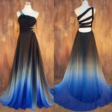 Black And Blue Ombre Prom Dress Pin On Prom Prom