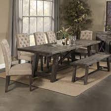 Loon Peak Todd Creek Extendable Dining Table Dining Room Sets Dining Table In Kitchen Farmhouse Dining