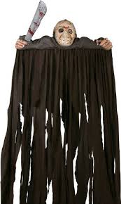 Friday The 13th Jason Voorhees Door Topper Decoration Rubie S Costume Co Http Www Amazon Com Dp B000jho Halloween Jason Halloween Party Decor Halloween Props