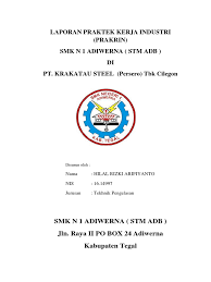 Logo smk n 1 adiwerna. Laporan Praktek Kerja Industri Pdf