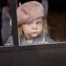 Baby Beret Faded Rose 6-12m