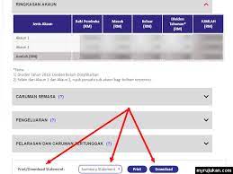 Once your account has been set up, you can proceed to print your epf statement. Cara Muat Turun Penyata Kwsp Secara Online Myrujukan
