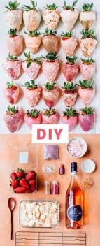Diy Fraises Enrobees De Chocolat Couleur Arc En Ciel Rose Degrade Pastels Fraises Enrobees De Chocolat Fraise Au Chocolat Paillettes Comestibles