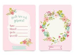 Baby Meilensteinkarten Floral Muster