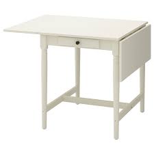 Winsome hannah 42 round drop leaf casual dining table in light oak finish by winsome (9) sale. Ingatorp Drop Leaf Table White 65 123x78 Cm Ikea
