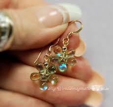 Flower Earring Tutorial Wire Wrap Jewelry Earring Etsy In 2021 How To Make Earrings Etsy Earrings Handmade Jewelry Findings